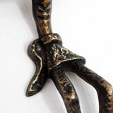 Modernist Christ in bronze
