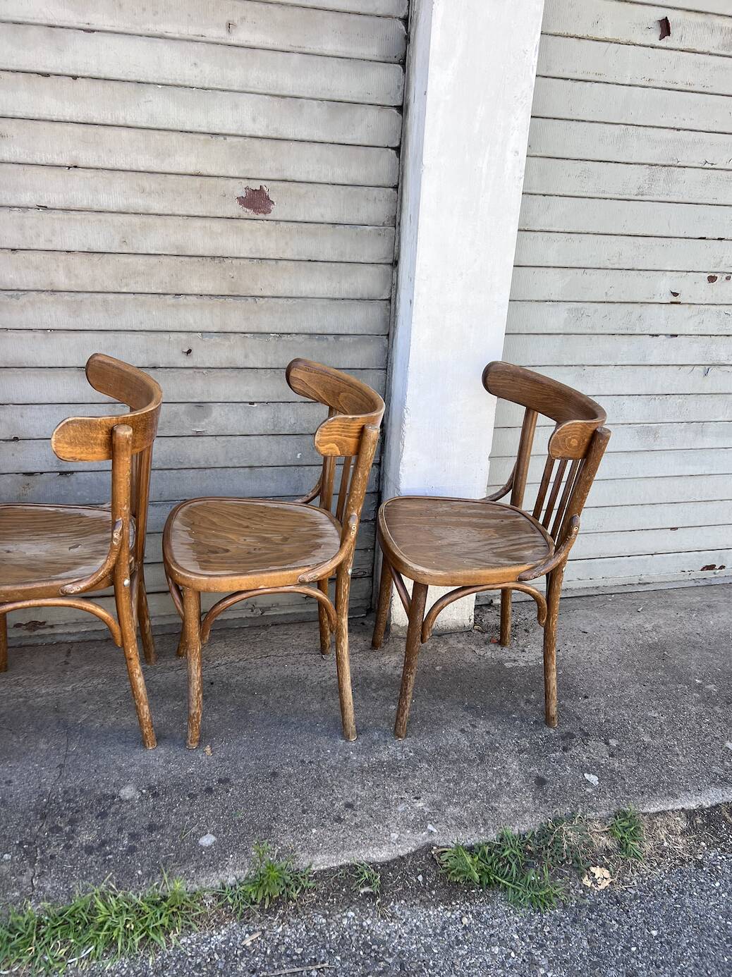 (Lot) 5 Anciennes Chaises Bistrot