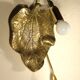 Brass "sheet" wall lamp