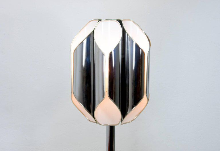 Floor lamp Reggiani Chrome of the 1960s