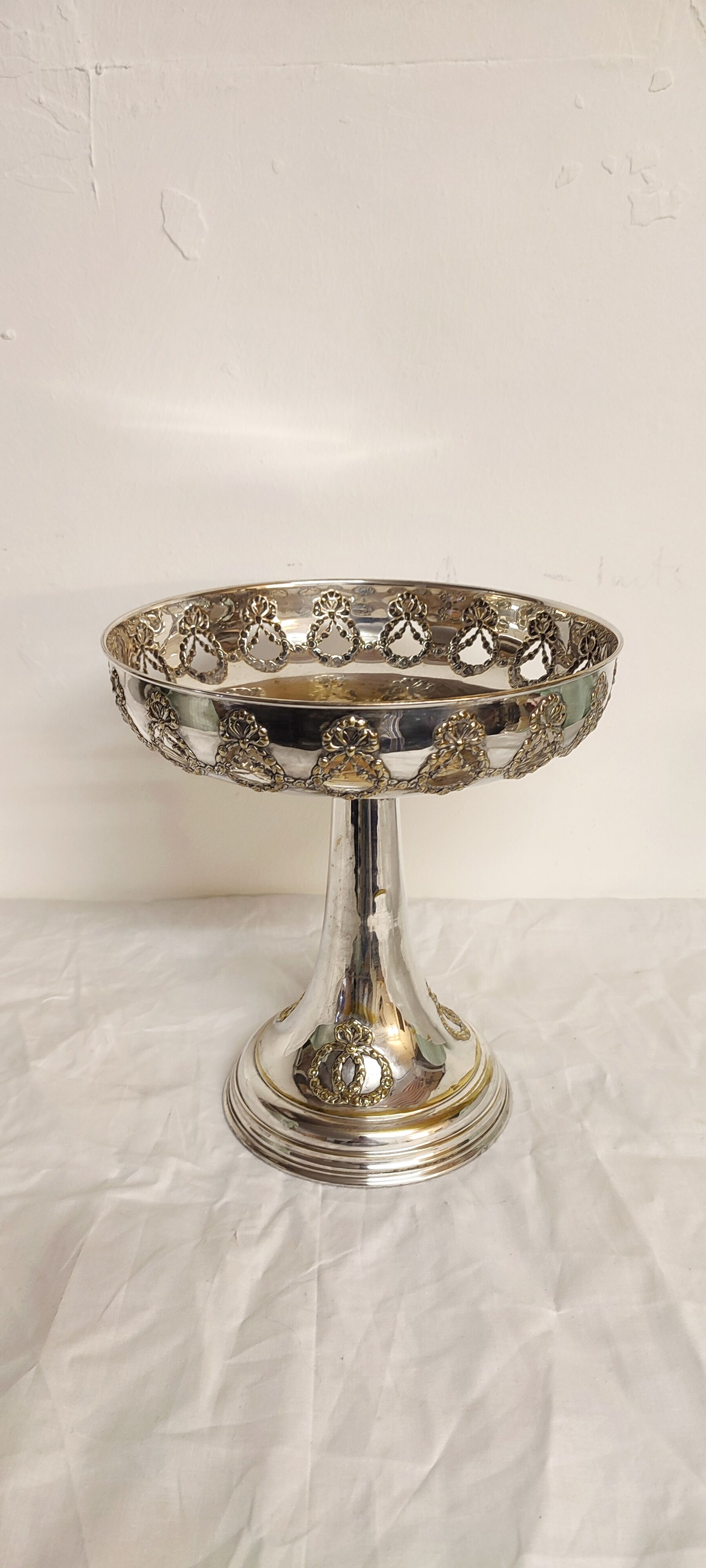 Brass fruit bowl, Austria, 1940
