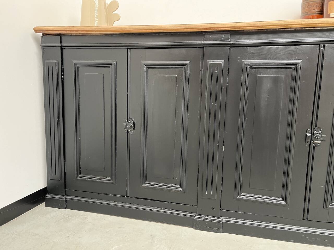 Corner sideboard, 1900s completely restored