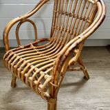 Child's rattan armchair
