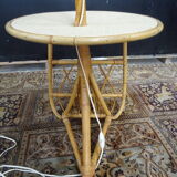 Lamppost wears rattan magazines