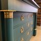 Commode empire bleu canard