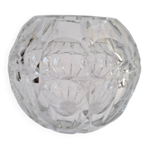 Vase boule cristal mid- century
