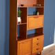 Retro Teak 1960s Stonehill Mid Century Wall Unit Room Divider Shelving