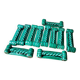 Set of 11 Vallauris glazed porcelain knife holders
