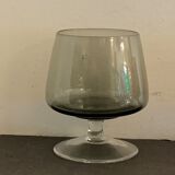 6 verres à pied en cristallin pour digestif ou cognac