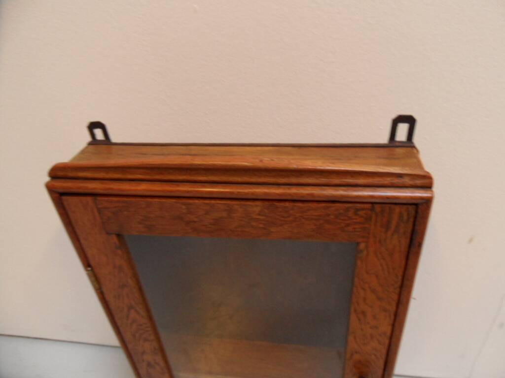 Vintage hanging display cabinet