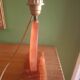 Pied de lampe en onyx, années 80