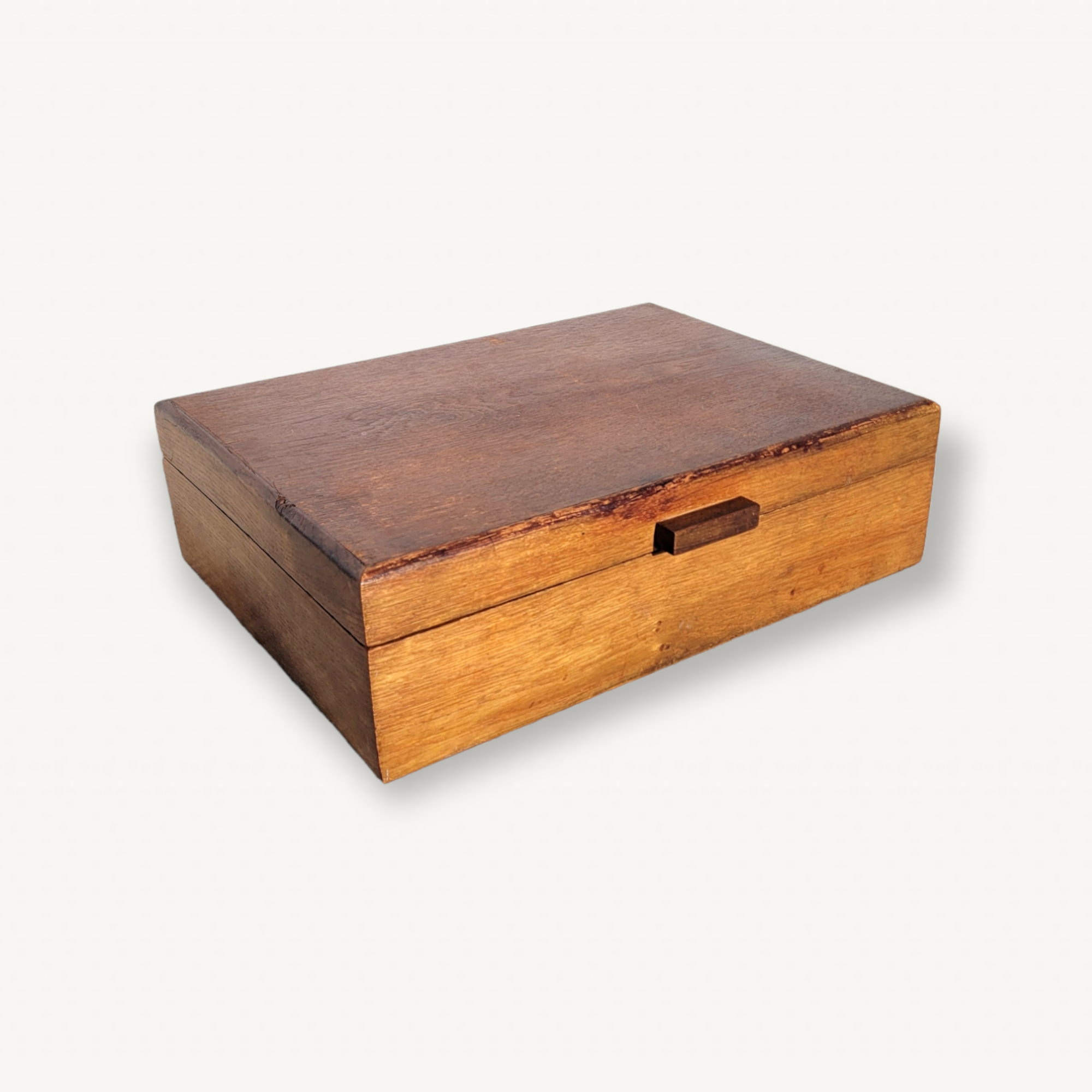 Old wooden box sewing 36x26cm