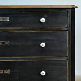 Oak and pine chest of drawers, 1910s