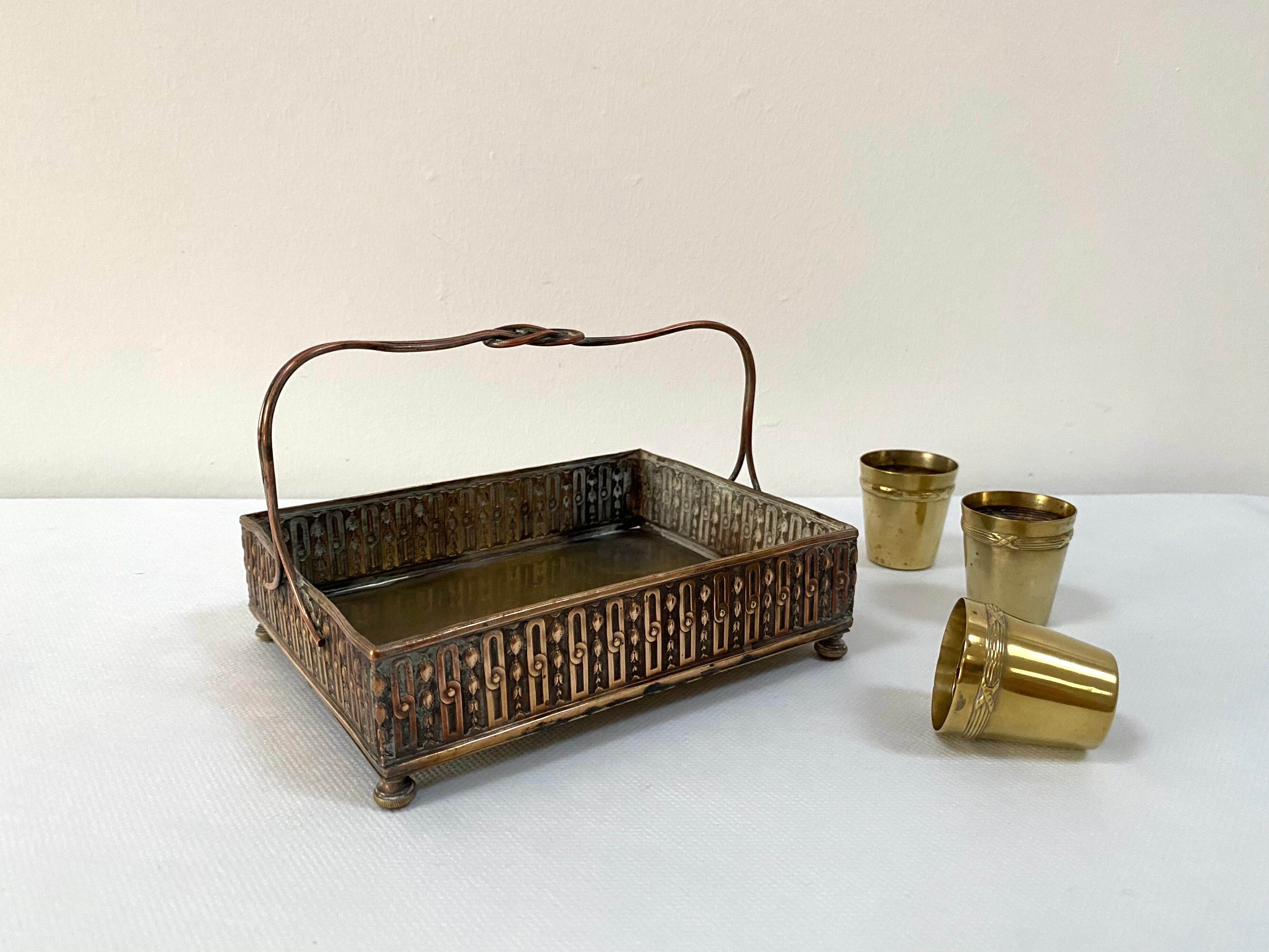 Old brass and copper top