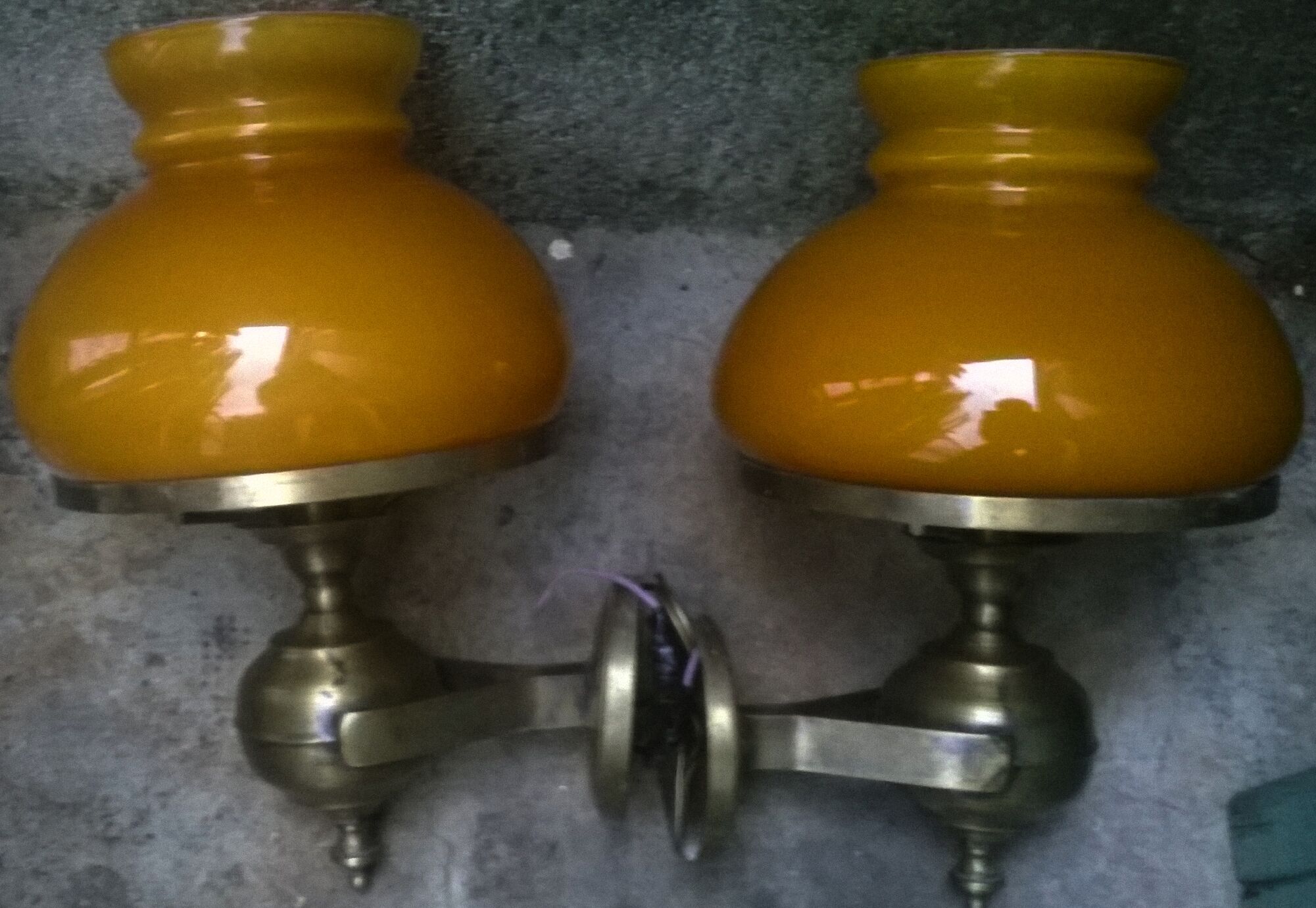 Pair of vintage wall light