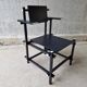 Réplique de chaise haute vintage Gerrit Rietveld, années 1980