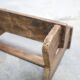 Workshop step, antique wooden stool