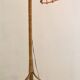 vintage Rotan vloerlamp