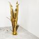 Brass Aloe Vera floor lamp by Bottega Gadda, 1970s