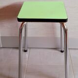 Green formica stool 60s