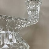 Glass candlesticks