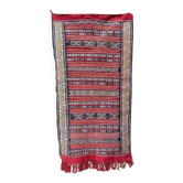 Handwoven Berber Kilim rug, wall hanging.