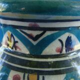 Vase en céramique glacée et craquelée