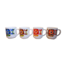 4 Arcopal Mobil mugs