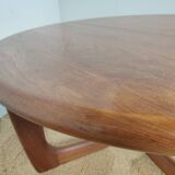 Niels Bach teak coffee table, Denmark 1970s