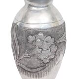 Art Nouveau pewter vase