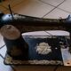 Ancienne machine à coudre singer "motif au sphinx"