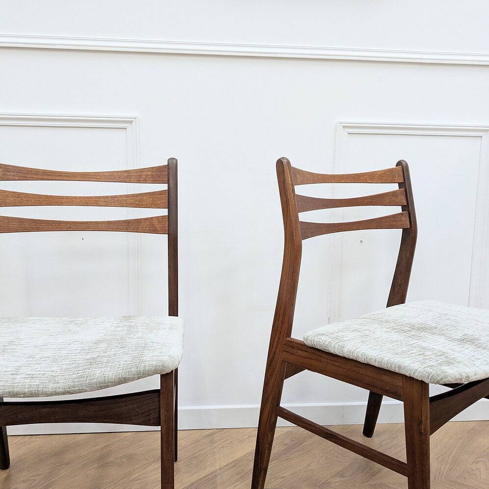 2 minimalist vintage Scandinavian chairs