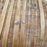 Round Basket made of Asian bamboo