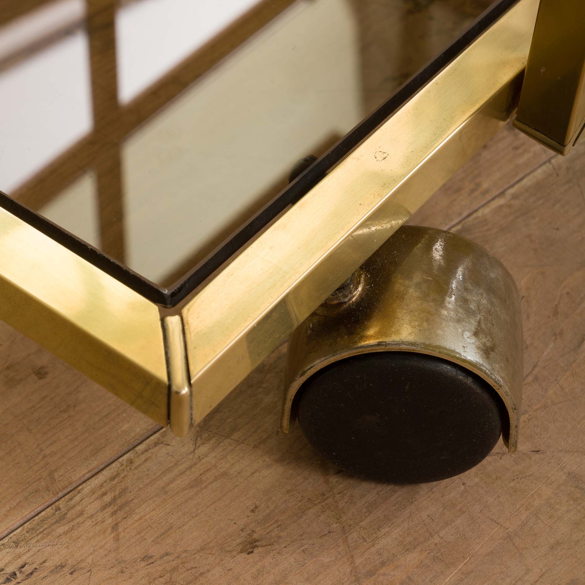 Hollywood Regency style bar cart