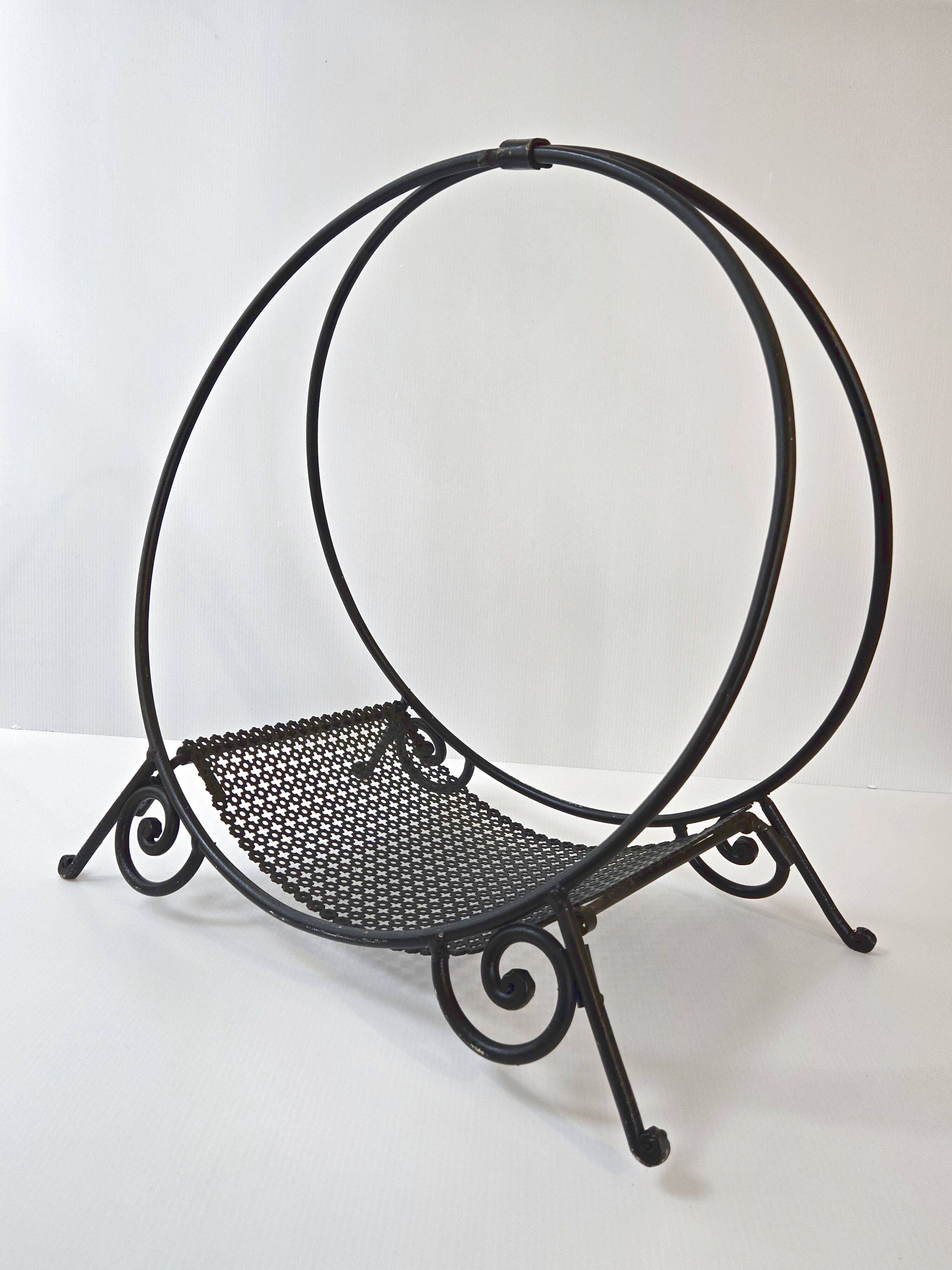 Porte-bûches vintage 1950