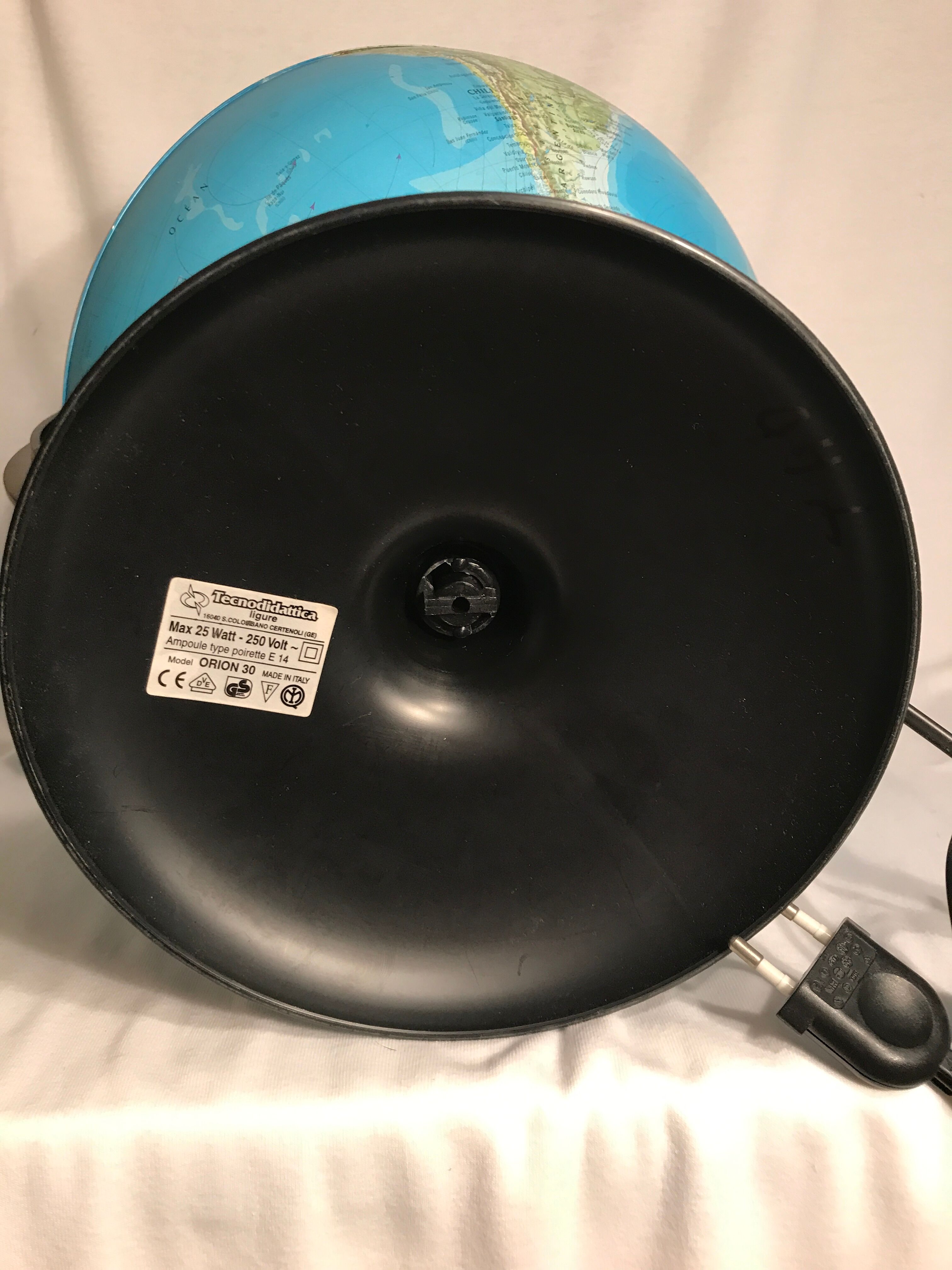 Globe ground luminaire Tecnodidattica Orion 30 vintage