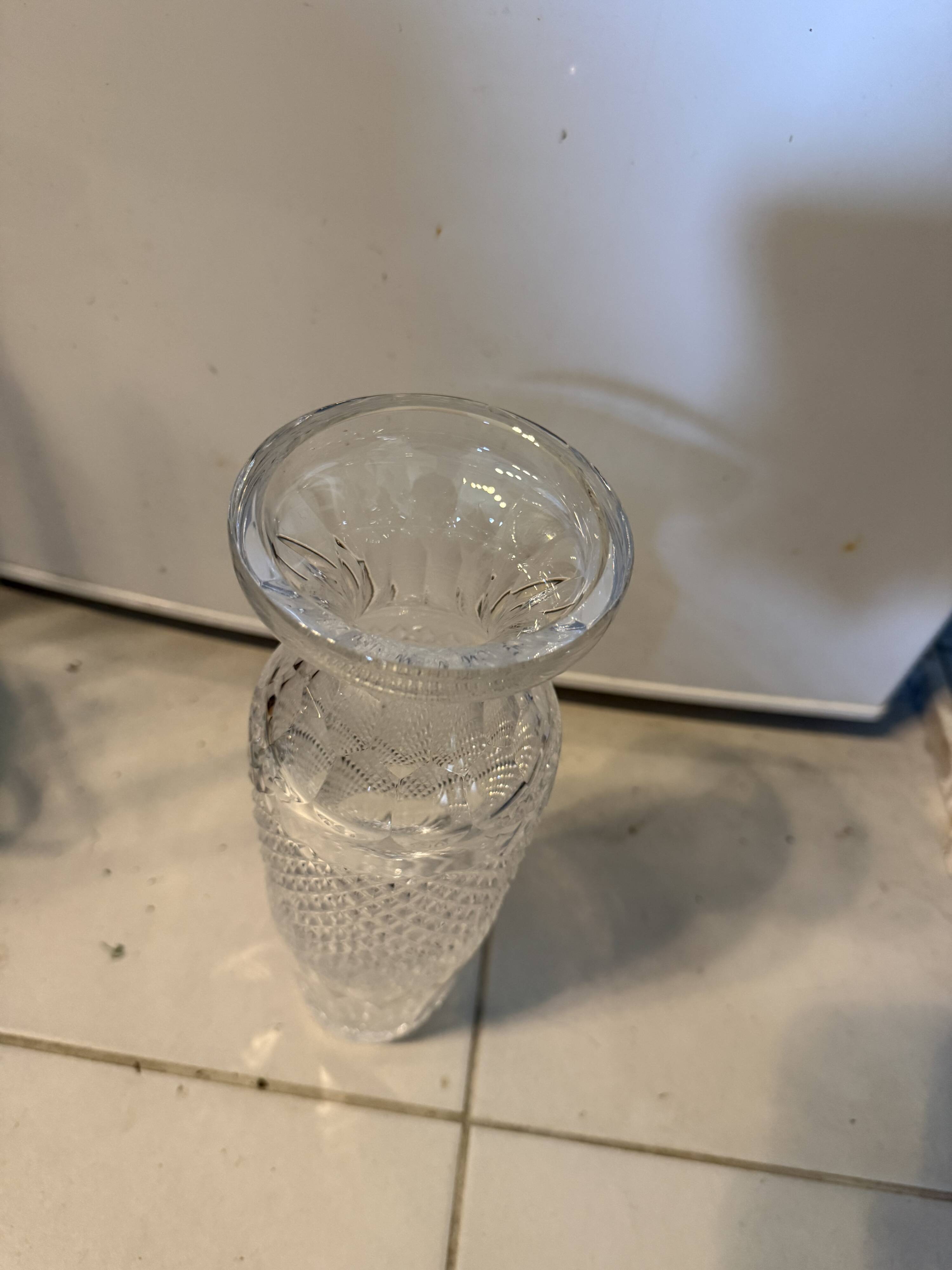 St Louis crystal vase