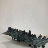 Vintage 1950 hedgehog ashtrays by Walter Bosse for Hertha Baller