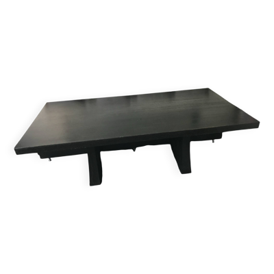Table à manger Armani Casa - ginza- chêne noirci - 210x105cm