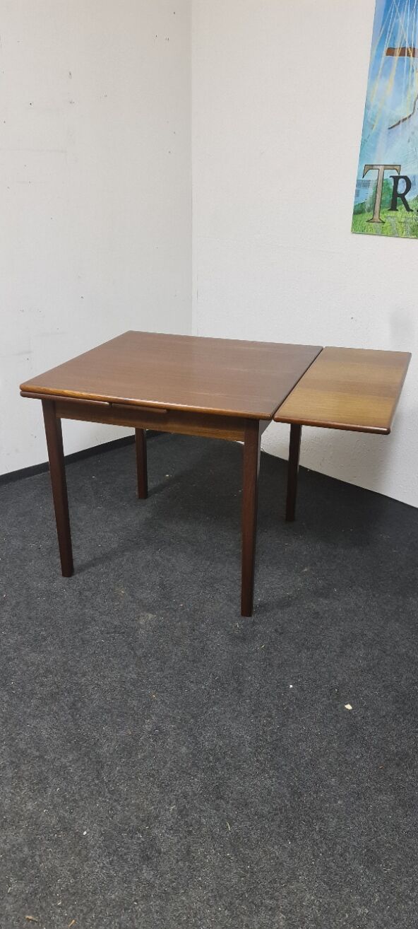 Vintage teak extendable dining table