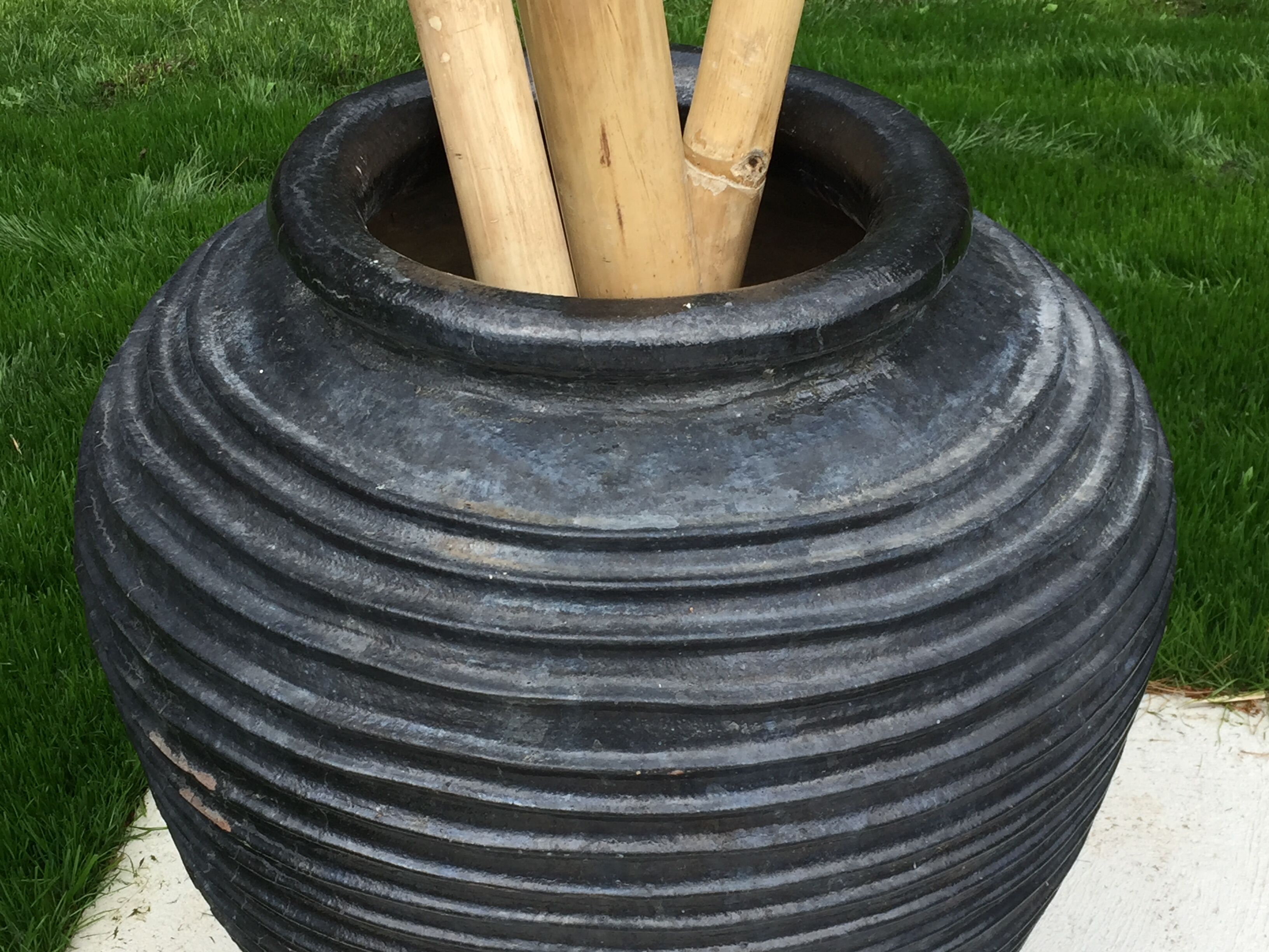 Asian decorative pot