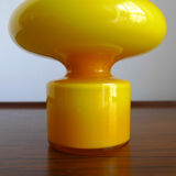 Yellow "Carnaby" Range Glass Vase by Per Lütken for Holmegaard, 1960s