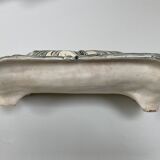 Plat à asperges en barbotine