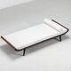 Dick Cordemeijer Cleopatra daybed for Auping in white fabric The Netherlands 1954