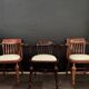 Wycombe English office chair - Dark wood