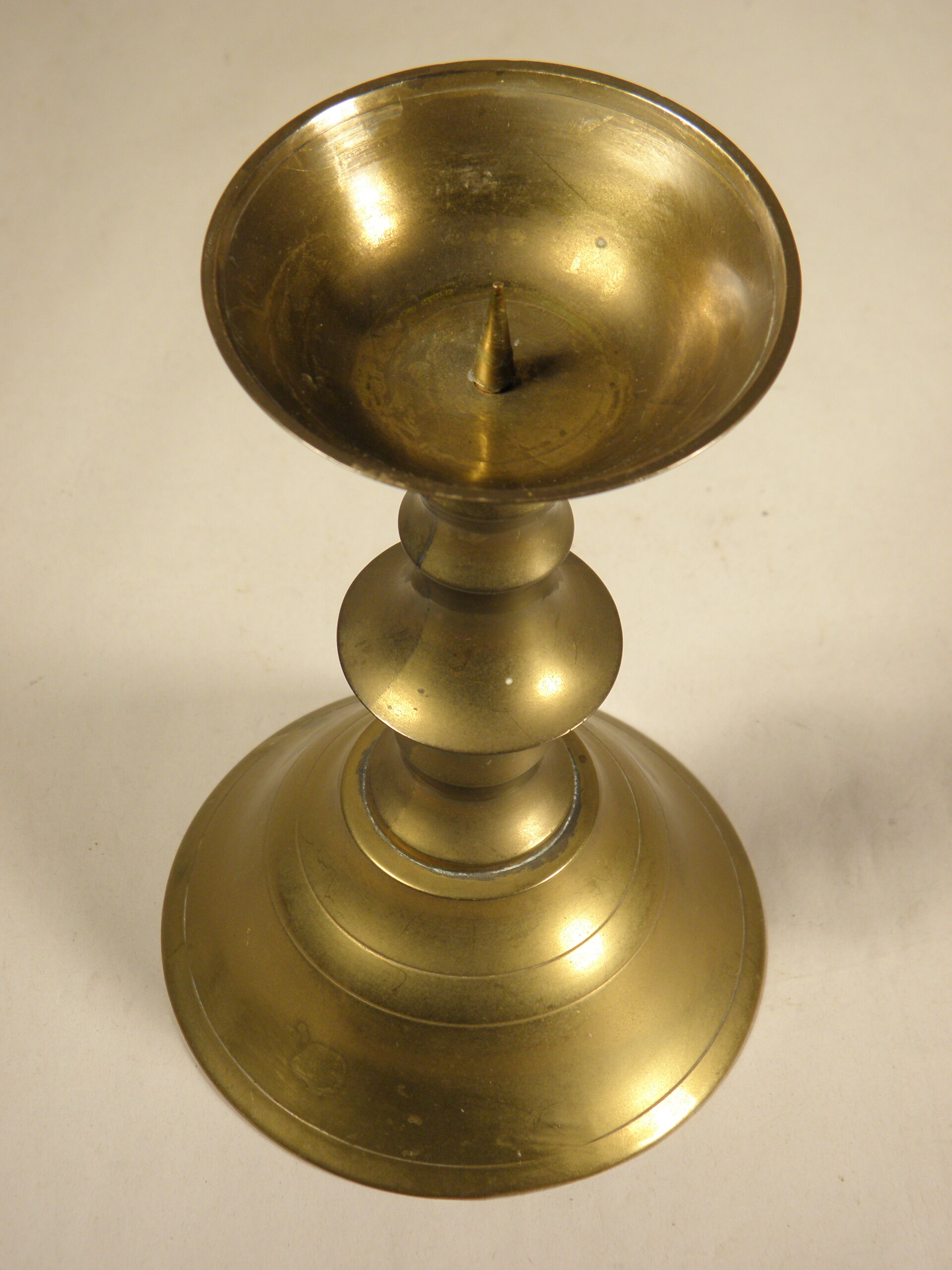 Brass candle holder 15 cm