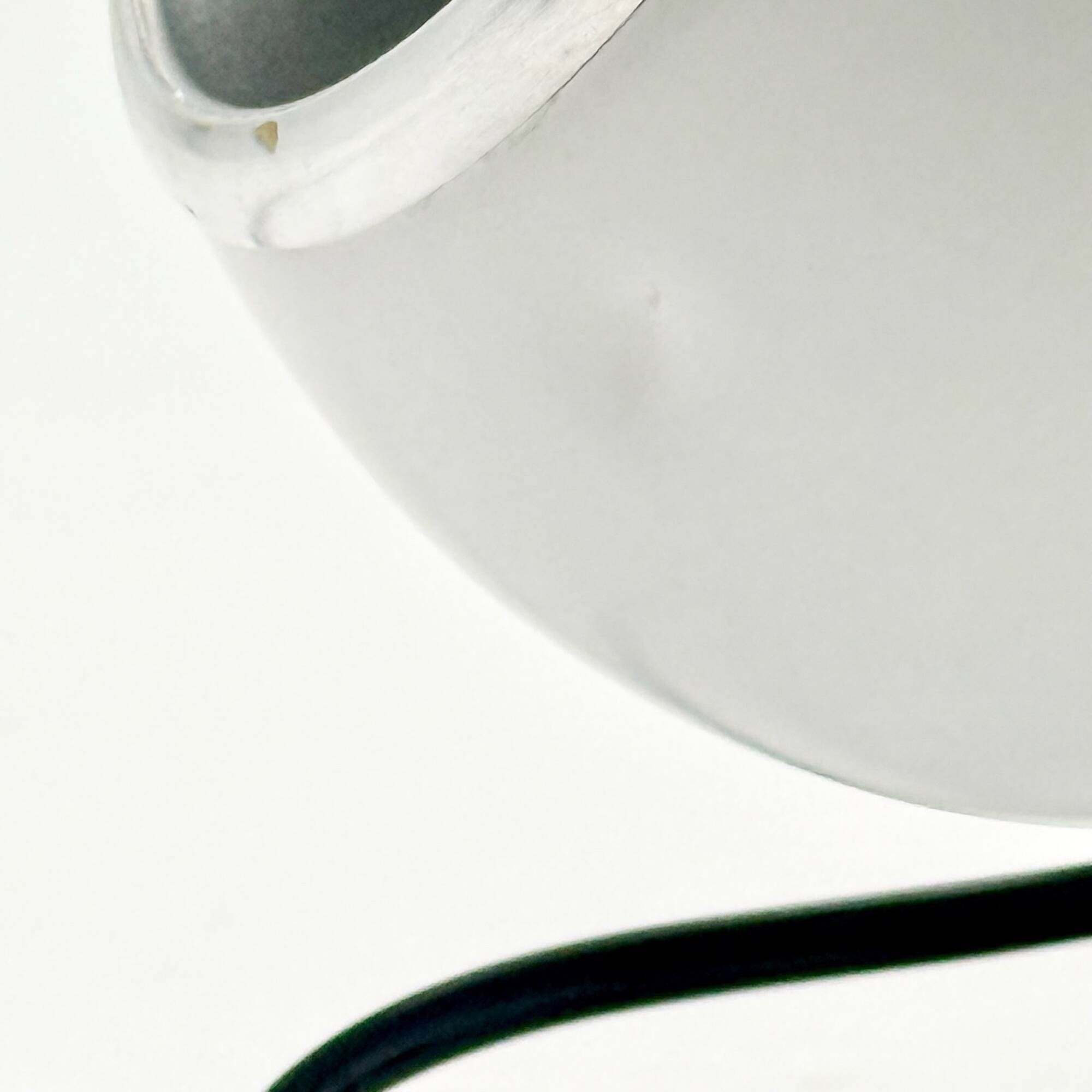 Lampe de table eyeball Targetti chrome design spatial Italie années 70