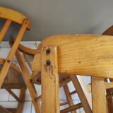 Chaises bistrot quatre vintage