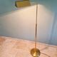 Articulated brass floor lamp, Hollywood Regency style, 1970s-80s.