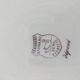 Flat hollow porcelain vintage antique iron earth